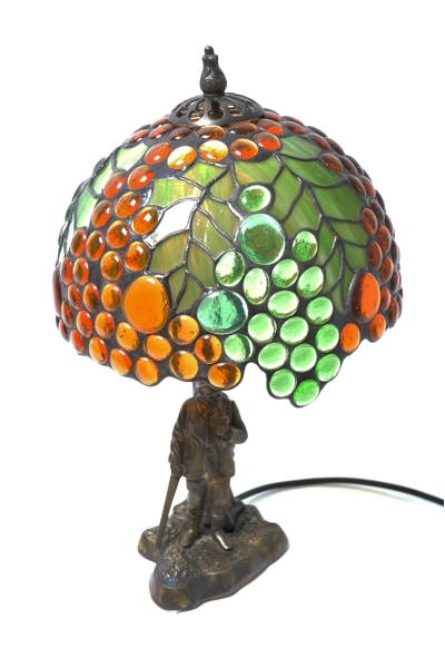 LAMPA WITRAŻOWA STOJĄCA WINOGRONA | GRAPES