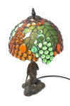 LAMPA WITRAŻOWA STOJĄCA WINOGRONA | GRAPES