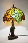 LAMPA WITRAŻOWA STOJĄCA WINOGRONA | GRAPES